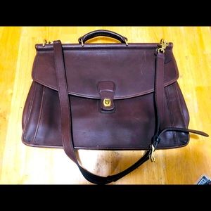Coach Mahogany Beekman Laptop messenger bag